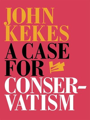 cover image of A Case for Conservatism